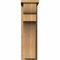 Ekena Millwork Yorktown Smooth Corbel w/Backplate, Western Red Cedar, 7 1/2"W x 14"D x 26"H COR08X14X26YOR01SWR - alternate 2